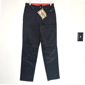 VTG Harley-Davidson  Black Motorcycle Riding Pants Womens Size 8 NWT Deadstock